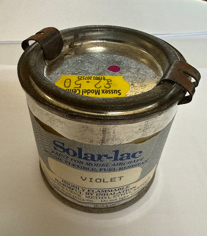 Solarlac Paint Violet 110ml Tin -Tarnished tin
