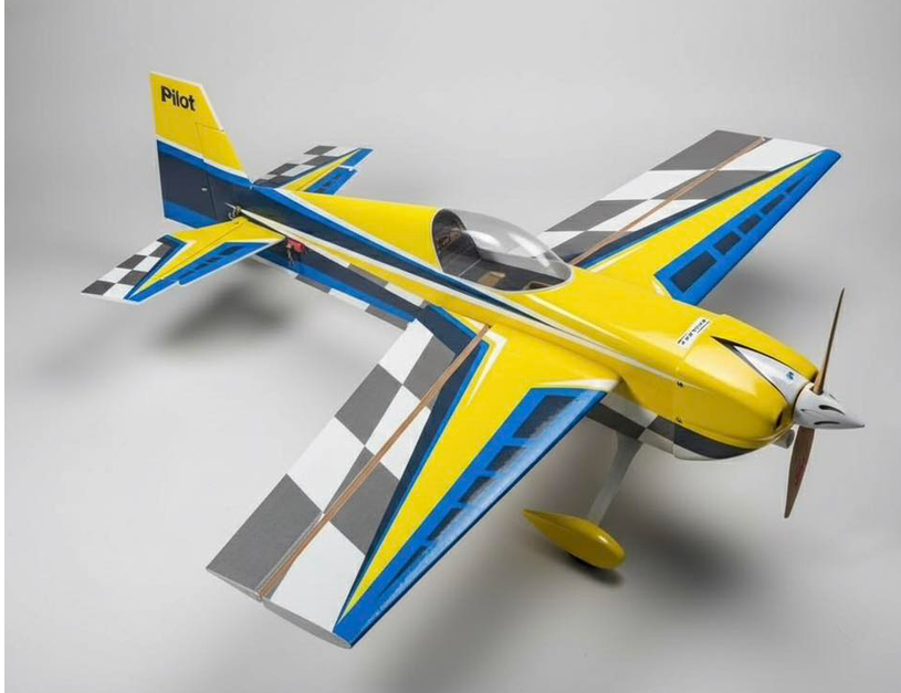 Pilot-RC Edge 540 39in Wingspan (Yellow/Blue/White - 02)