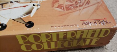 Astro Porterfield Collegate Model Kit (Deluxe) with Geares Cobalt 25 Motor - Second Hand - New
