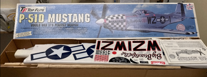 Top Flite 1//7 P-51D Mustang Kit - Second Hand - New