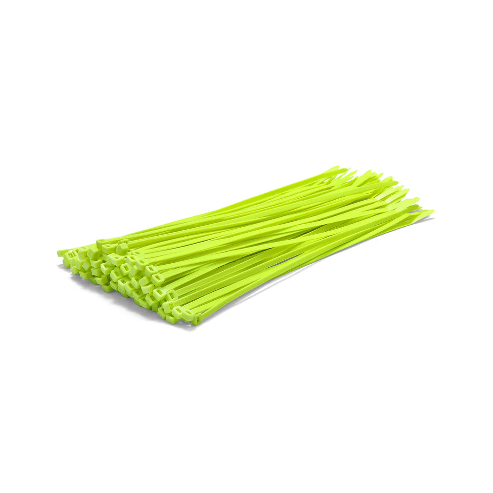 Ripmax Cable ties Tie Straps (100MM) Flour Green 20 Pcs