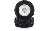 Tamco wheel and tyre set for 12mm hex 105mm dia (Box62)