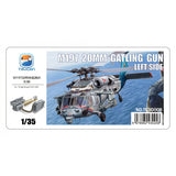 Toucan Models 1/32 RESIN M197  20MM  Gatling Gun LH Side - for Knighthawk MH-60S