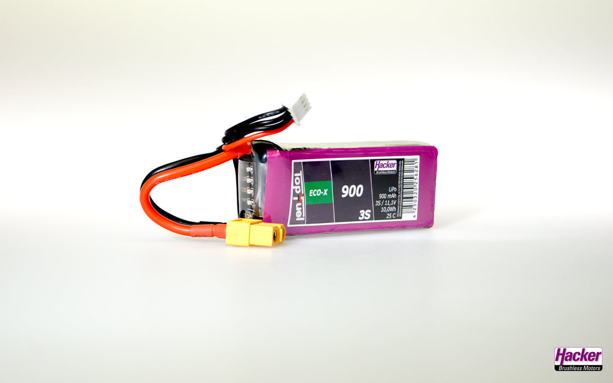 Hacker TopFuel LiPo 25C-ECO-X 900mAh 3S  90900341