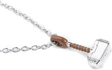 SalesOne Cool Stuff - MS MARVEL Marvel Comics Thor Hammer Unisex Adult Silver Plated Pendant Necklace. Official Licensed Jewelry One Size. THORHAMPNK01B (BOX 130)