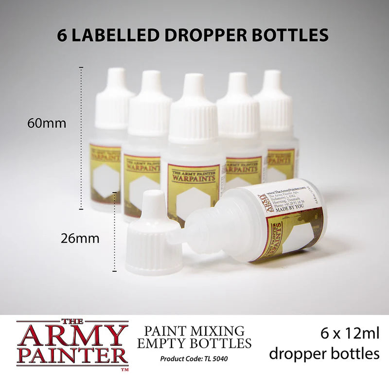 Army Painter - Paint Mixing (Empty) Bottles (6)