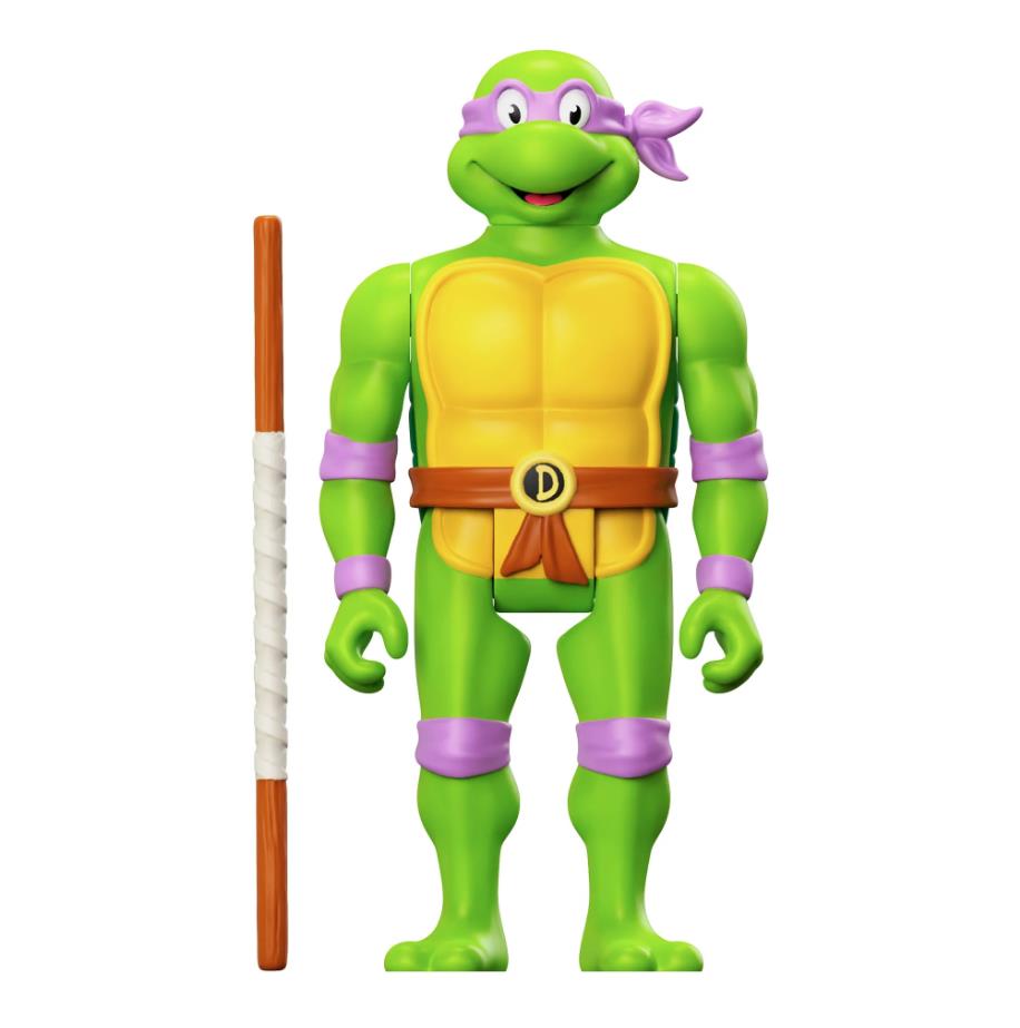 Super7 Licensed Collectables - Teenage Mutant Ninja Turtles W7 - Donatello Toon ReAction Figure