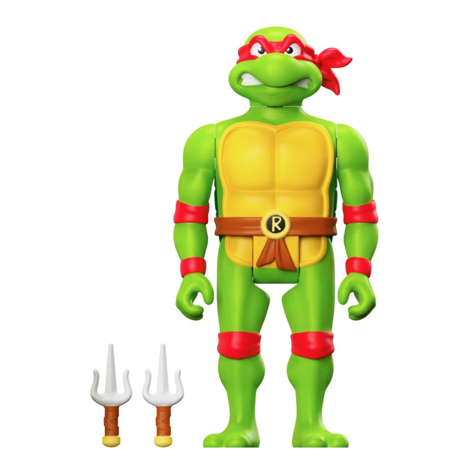 Super7 Licensed Collectables - Teenage Mutant Ninja Turtles W7 - Raphael Toon ReAction Figure