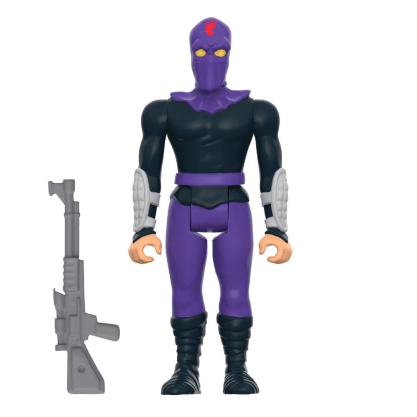 Super7 Licensed Collectables - Teenage Mutant Ninja Turtles W8 - Foot Soldier (Cartoon Version) ReAction Figure