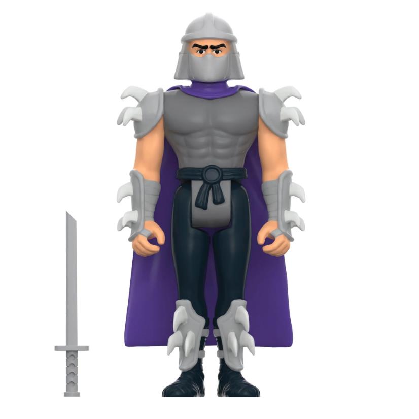 Super7 Licensed Collectables - Teenage Mutant Ninja Turtles W8 - Shredder (Cartoon Version) ReAction Figure