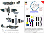 TopNotch Supermarine Spitfire Standard 18inch Invasion stripes TNM72-L001