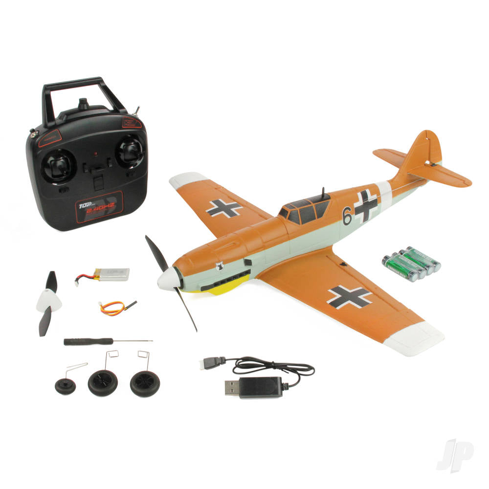 Top RC BF-109G-2 Trop RTF 450 (Mode 2)