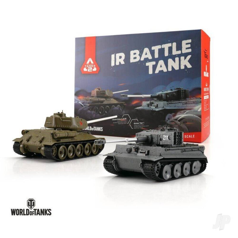 Torro 1:30 Tiger 1 vs T34 IR Battle Tanks