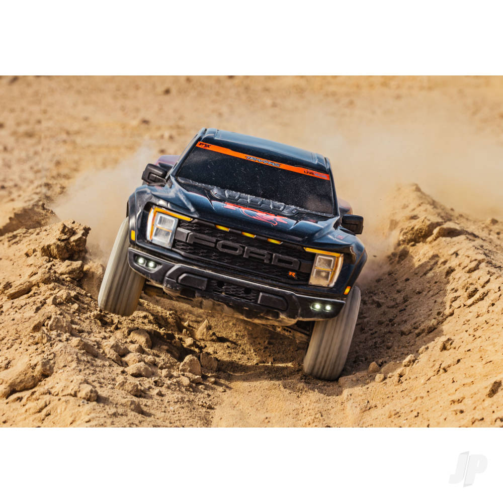 Traxxas Ford Raptor R 1:10 Pro Scale 4WD Brushless Electric Replica Truck - Fox (+ TQi 2-ch/TSM/VXL-3S/Velineon 3500kV )