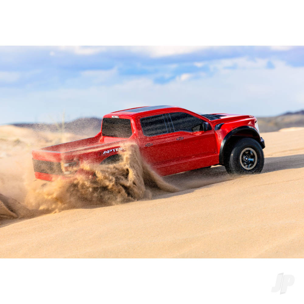 Traxxas Ford Raptor R 1:10 Pro Scale 4WD Brushless Electric Replica Truck - Red (+ TQi 2-ch/TSM/VXL-3S/Velineon 3500kV )