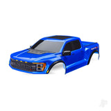 Body Ford Raptor R complete (blue) (includes grille tailgate trim side mirrors decals & clipless mounting) (requires #10124 & 10125 body mounts)