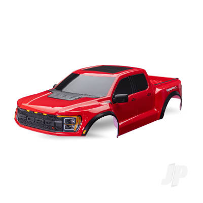 Body Ford Raptor R complete (red) (includes grille tailgate trim side mirrors decals & clipless mounting) (requires #10124 & 10125 body mounts)