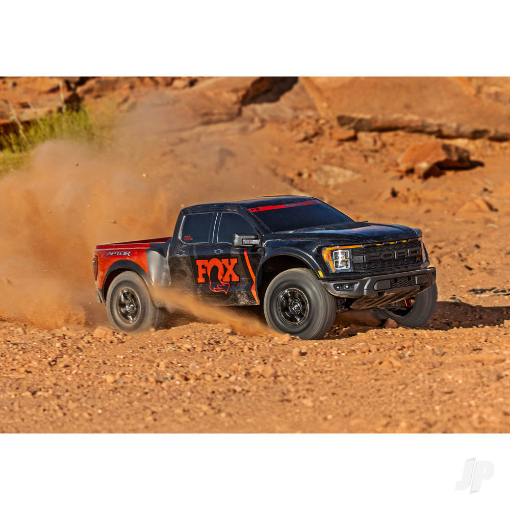 Traxxas Ford Raptor R Ultimate 1:10 Pro Scale 4WD Brushless Electric RTD Replica Truck - FOX1 (+ TQi 2-ch/TSM/VXL-4S/Velineon 540XL - Clipless Body)