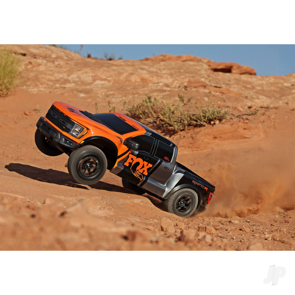 Traxxas Ford Raptor R Ultimate 1:10 Pro Scale 4WD Brushless Electric RTD Replica Truck - FOX2 (+ TQi 2-ch/TSM/VXL-4S/Velineon 540XL - Clipless Body)