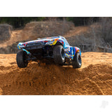 Traxxas Maxx Slash 1:8 6S 4WD Short Course Truck - FD Blue (+TQI 2-ch Link/VXL-6S/Velineon 2000kV/ TSM) FD