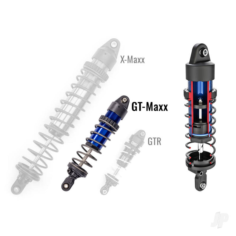 Traxxas Maxx Slash 1:8 6S 4WD Short Course Truck - FD Blue (+TQI 2-ch Link/VXL-6S/Velineon 2000kV/ TSM) FD
