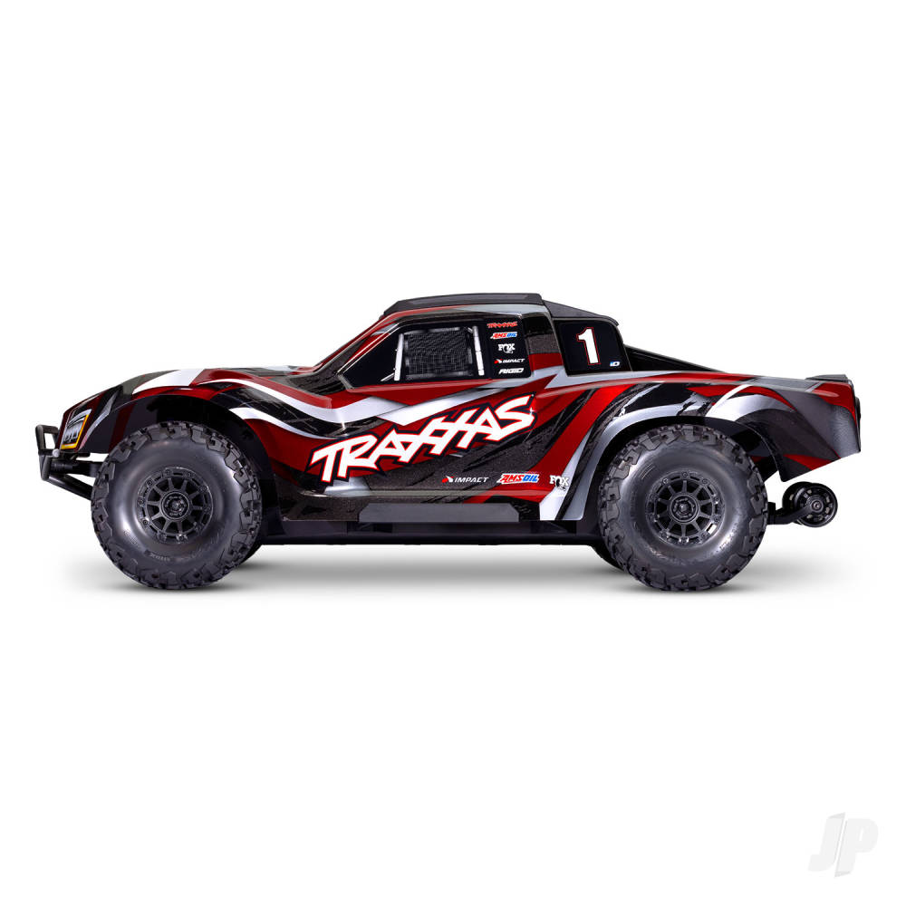 Traxxas Maxx Slash 1:8 6S 4WD Short Course Truck - Red (+TQI 2-ch Link - VXL-6S - Velineon 2000kV - TSM)