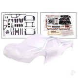 Body Maxx Slash (clear requires painting)/ window masks/ decal sheet (includes body support body plastics latches & hardware for clipless mounting)