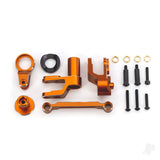 Steering bellcranks drag link (Orange-anodised 6061-T6 aluminium)