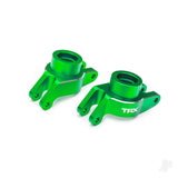 Carriers stub axle (green-anodised 6061-T6 aluminium) (rear) (left & right)