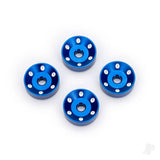 Wheel washers machined aluminium blue (4)