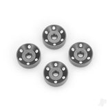 Wheel washers machined aluminium gray (4)