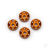 Wheel washers machined aluminium orange (4)