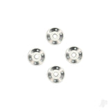 Wheel washers machined aluminium silver (4)
