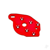 Traxxas Plate motor 6061-T6 aluminium (Red-anodised)