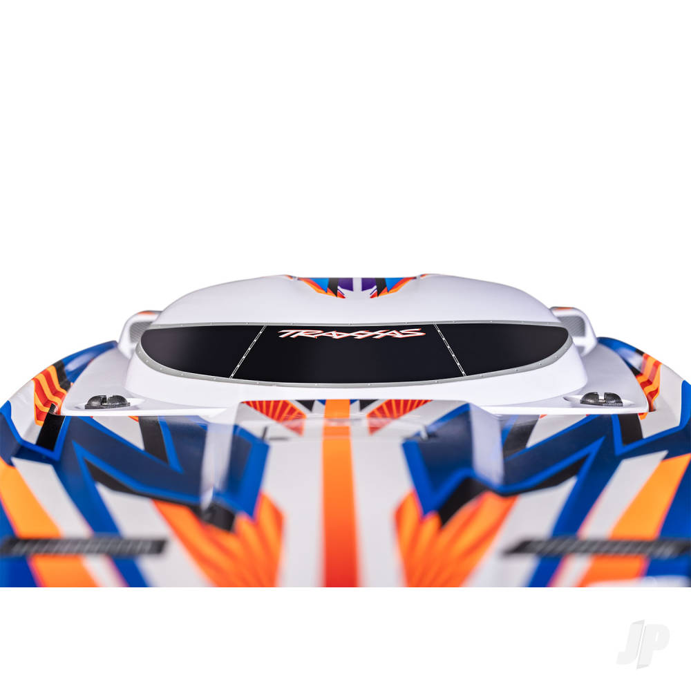 TRAXXAS Spartan SR VXL 1:10 36in Electric Brushless Race Boat - Orange (+ TQi 2-ch/TSM/VXL-6s marine Velineon 540XL Self Righting) (Copy)