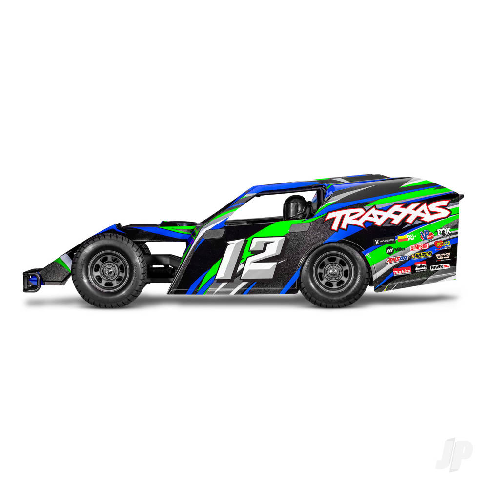 Traxxas Slash Modified 1:10 Electric 2WD Dirt Oval Racer -Green (+ TQ 2-ch/BL-2S/3300kV)