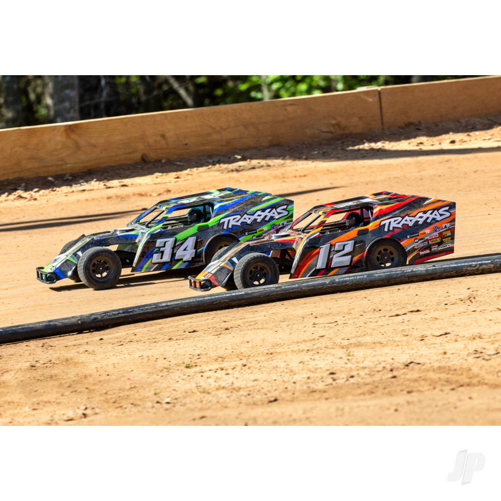 Traxxas Slash Modified 1:10 Electric 2WD Dirt Oval Racer -Green (+ TQ 2-ch/BL-2S/3300kV)