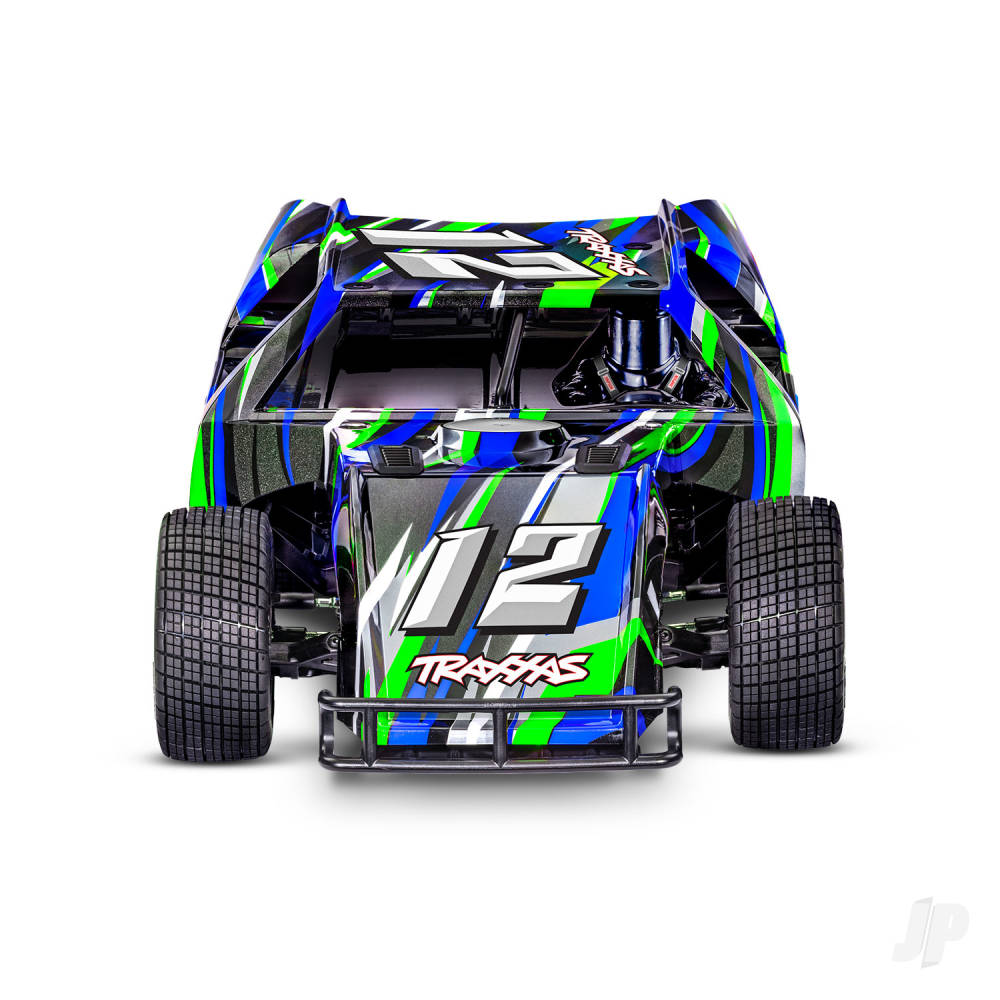 Traxxas Slash Modified 1:10 Electric 2WD Dirt Oval Racer -Green (+ TQ 2-ch/BL-2S/3300kV)