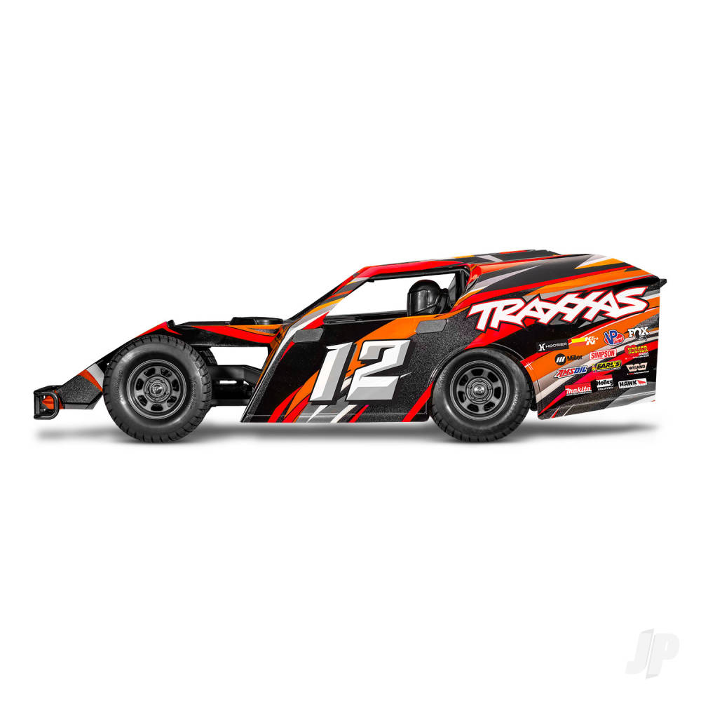 Traxxas Slash Modified 1:10 Electric 2WD Dirt Oval Racer - Orange (+ TQ 2-ch/BL-2S/3300kV)