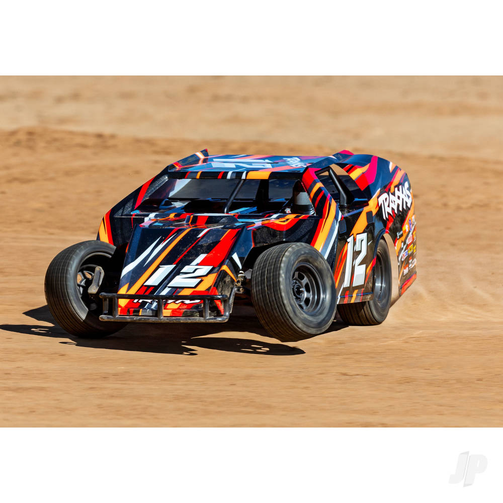 Traxxas Slash Modified 1:10 Electric 2WD Dirt Oval Racer - Orange (+ TQ 2-ch/BL-2S/3300kV)