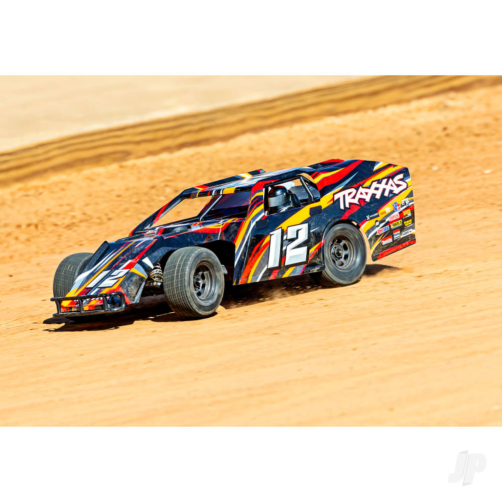 Traxxas Slash Modified 1:10 Electric 2WD Dirt Oval Racer - Orange (+ TQ 2-ch/BL-2S/3300kV)