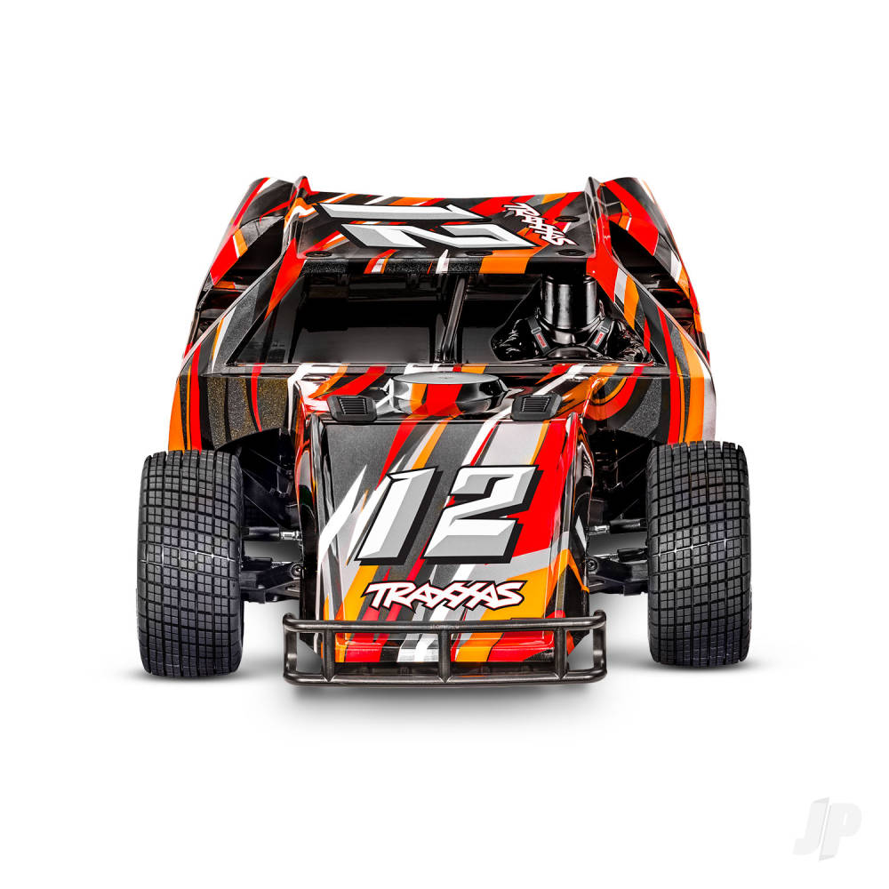 Traxxas Slash Modified 1:10 Electric 2WD Dirt Oval Racer - Orange (+ TQ 2-ch/BL-2S/3300kV)