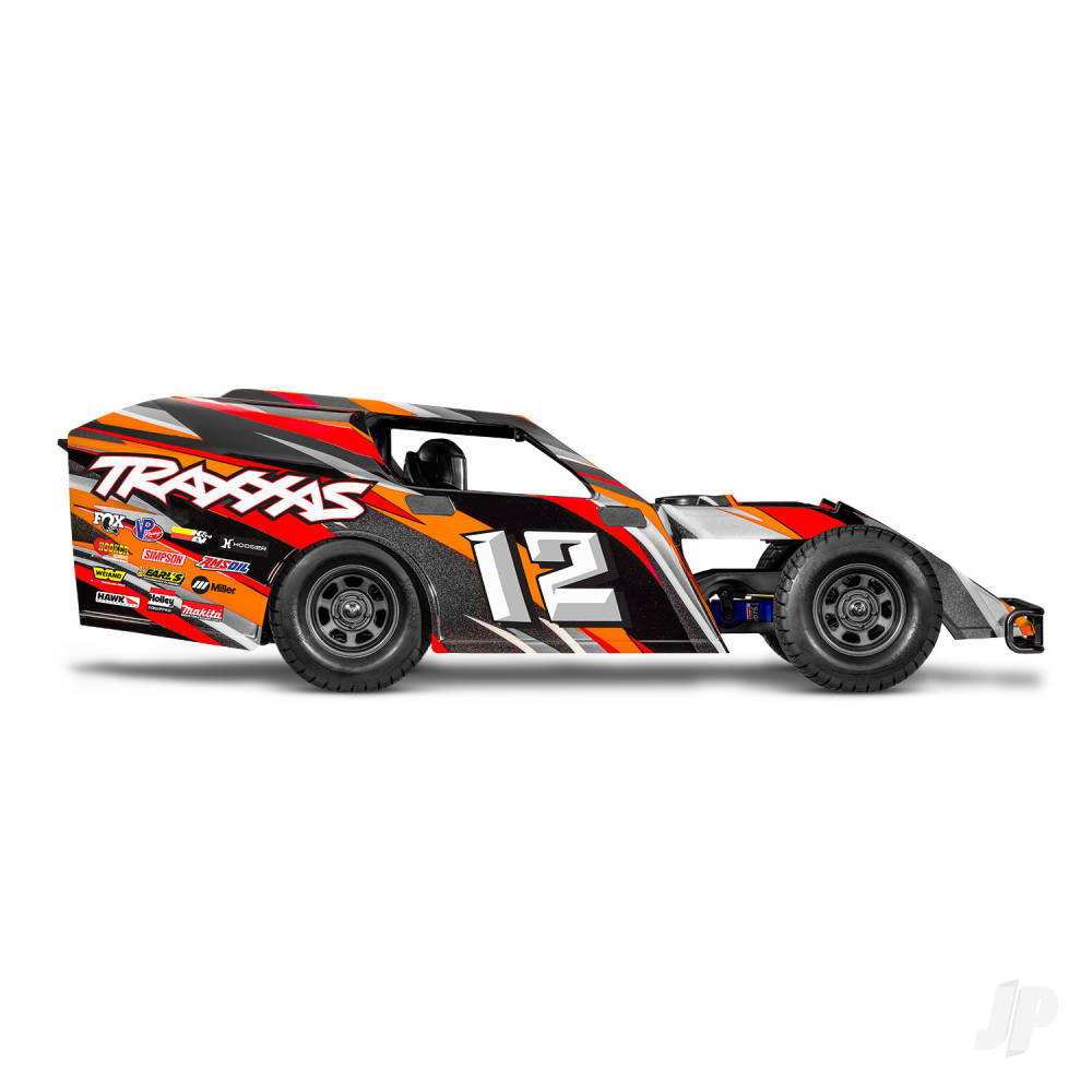 Traxxas Slash Modified 1:10 Electric 2WD Dirt Oval Racer - Orange (+ TQ 2-ch/BL-2S/3300kV)