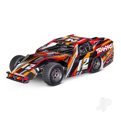 Traxxas Slash Modified 1:10 Electric 2WD Dirt Oval Racer - Orange (+ TQ 2-ch/BL-2S/3300kV)