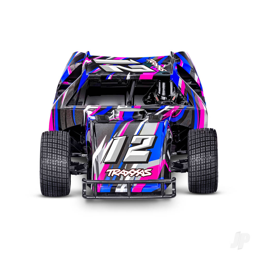 Traxxas Slash Modified 1:10 Electric 2WD Dirt Oval Racer - Pink (+ TQ 2-ch/BL-2S/3300kV)