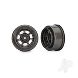 Traxxas Dirt Oval Grey Front Wheels (2)