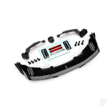 Diffuser rear/ retainer/ body supports (left & right)/ 3x10mm BCS (3)/ 3x6mm BCS (4) (fits #10511 body)