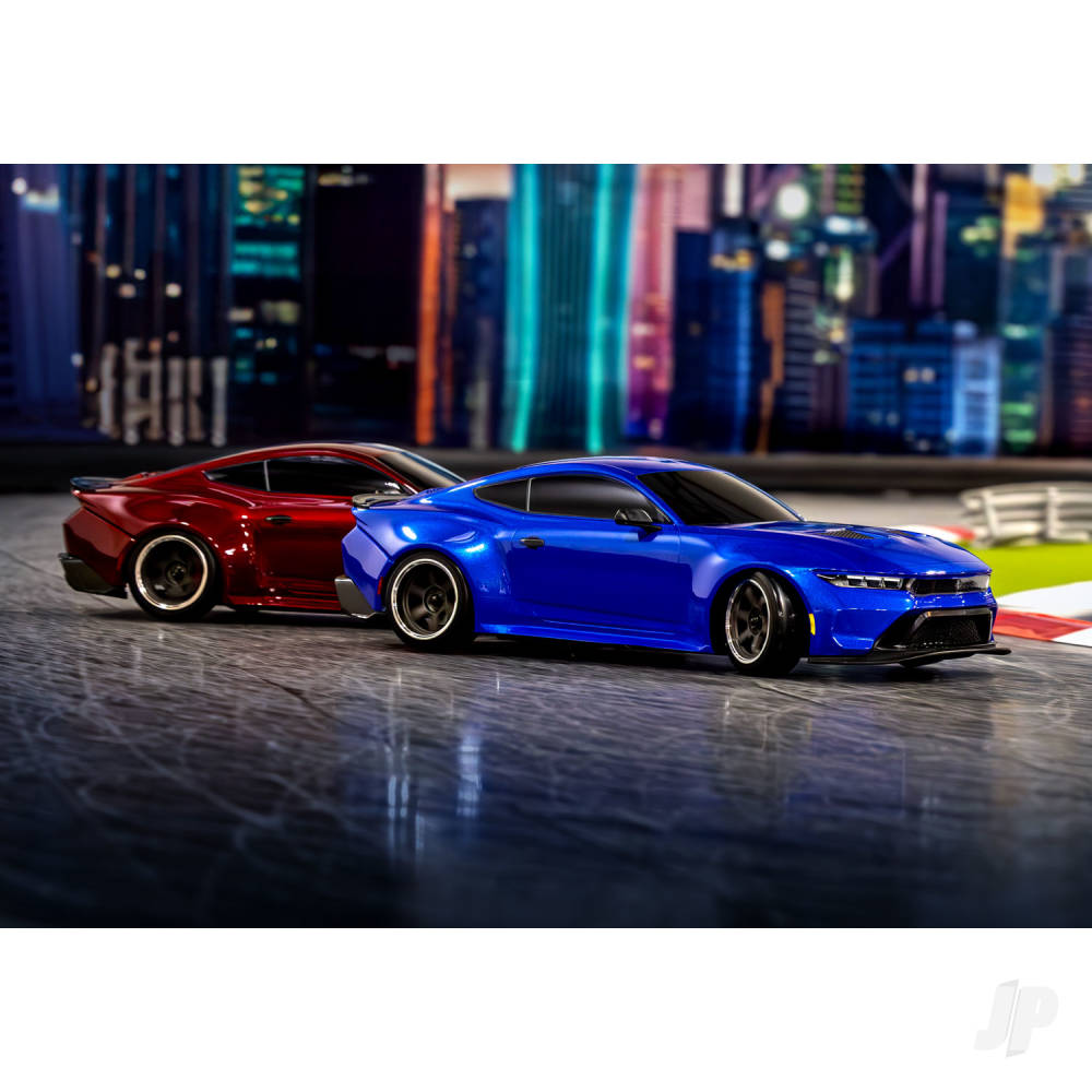 Traxxas 4-Tec Drift 2024 Ford Mustang 1:10 Electric 2WD/Blue (+ TQi 3-ch/XL-5/Titan Drift 21T)