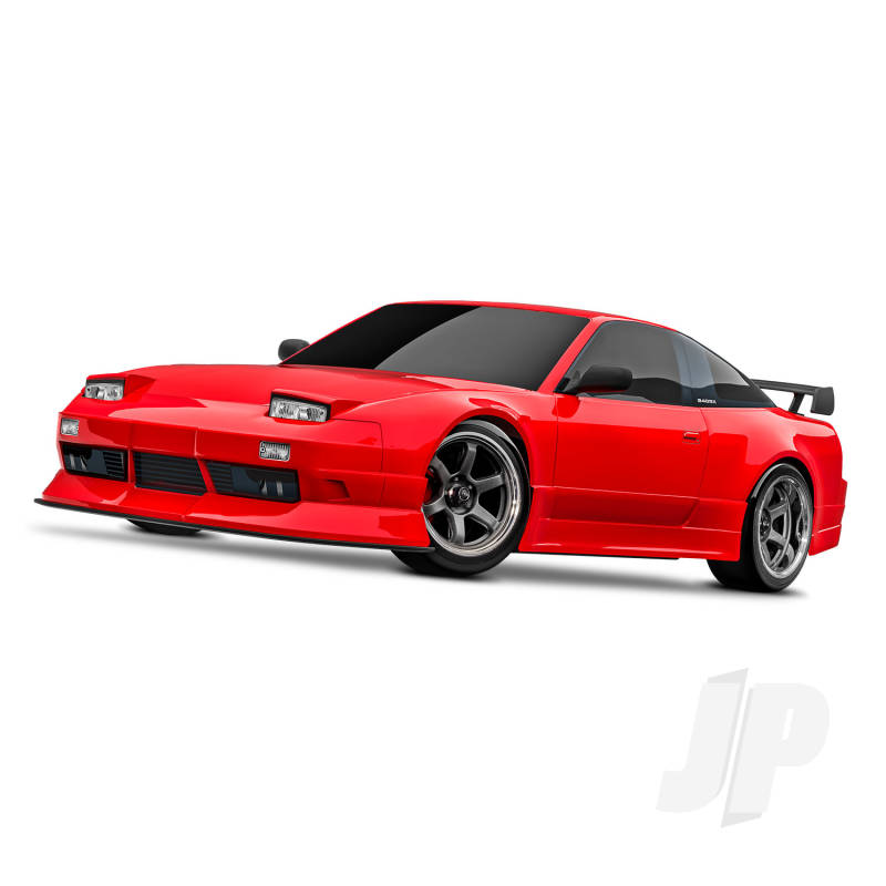 Traxxas 4-Tec Drift Nissan 240SX 1:10 2WD RTR Electric Red (+ TQi 3-ch XL-5 Titan Drift 21T Clipless Body)