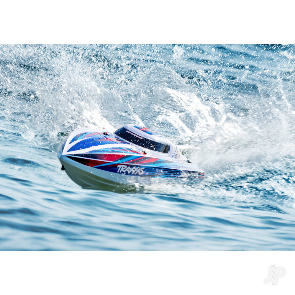 Disruptor 4S VXL 1:10 26in Electric Brushless Race Boat with Rapid Right Pink (+ TQ 2-ch VXL-4s marine Velineon 540XL)